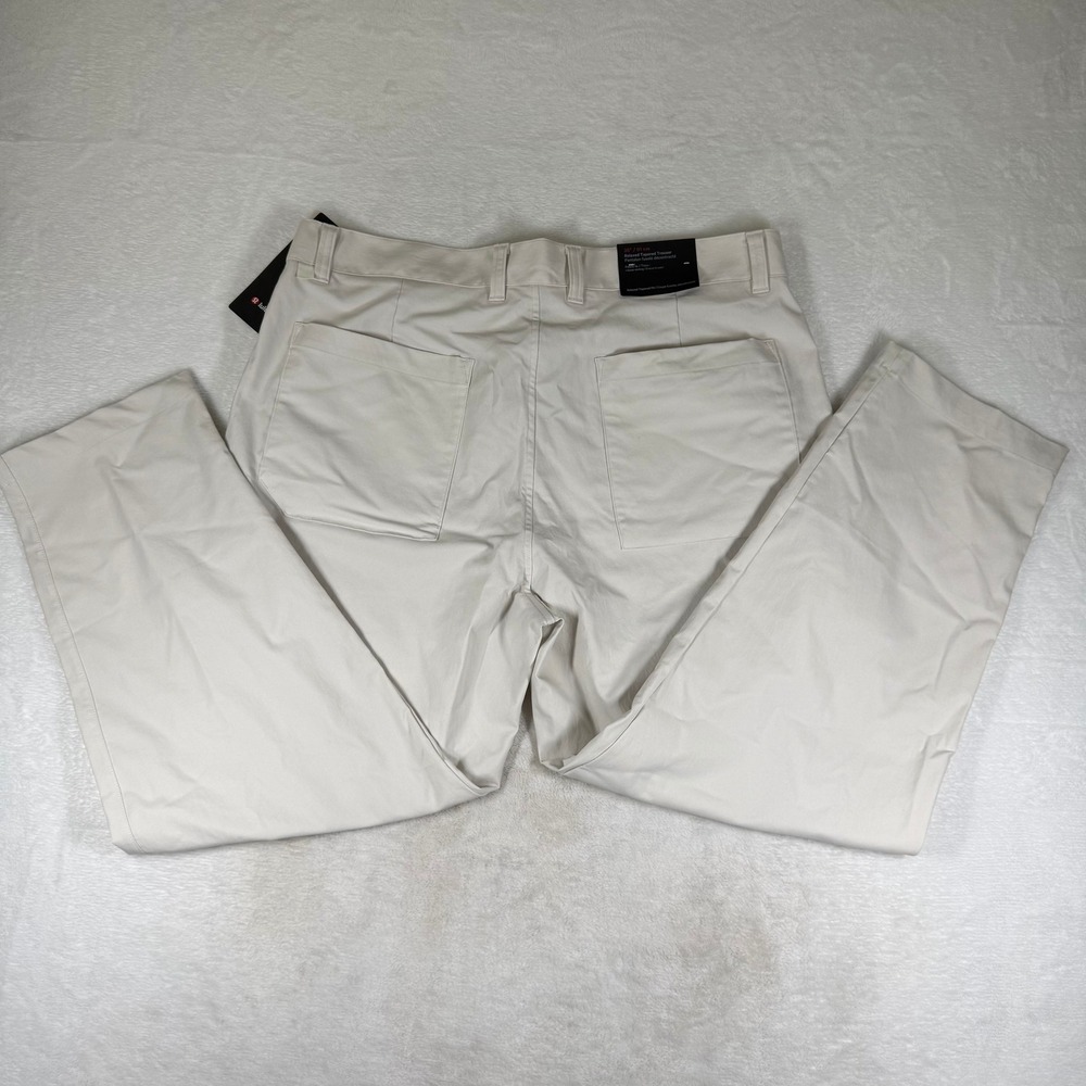 Lululemon‎ Mens Relaxed Tapered Trouser Bone White LM5AN1S Size 36 New